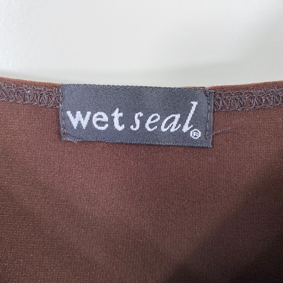 ❗️SOLD❗️Vintage 90s Y2K Low Cut Asymmetrical Top - Picture 12 of 16